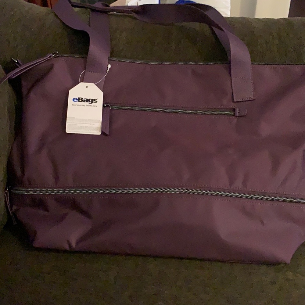 Plum tote bag